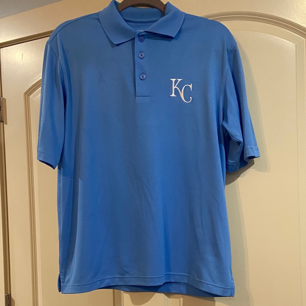 Antigua KC Royals Blue Polo Shirt